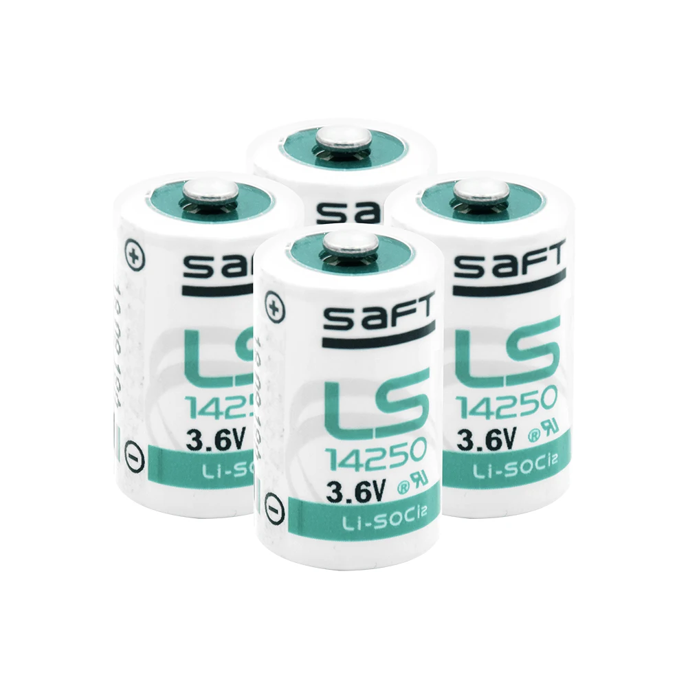 4 шт. Новинка 3,6 V 14250 Li-SOCl2 1/2 AA 1200mAh батареи для Saft LS-14250 Sonnenschein SL-350/S SL-750/S Maxell ER3S-TC ER3S