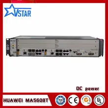 Мини OLT(Оптический линейный терминал) MA5608T huawei GPON OLT, DC терминал оптической линии с одним GPFD, 2U высота