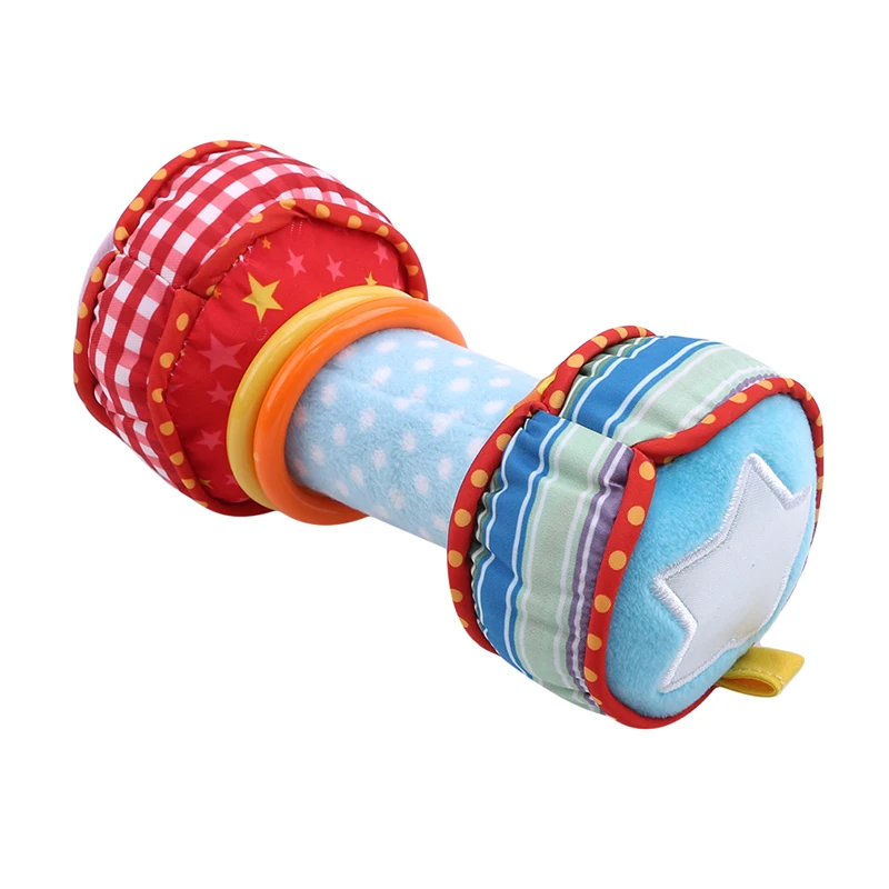 Детские Красочные ручные колокольчики игрушки для ребенка 0-12 месяцев ручное кольцо коляски для кукол плюшевая погремушка игрушки