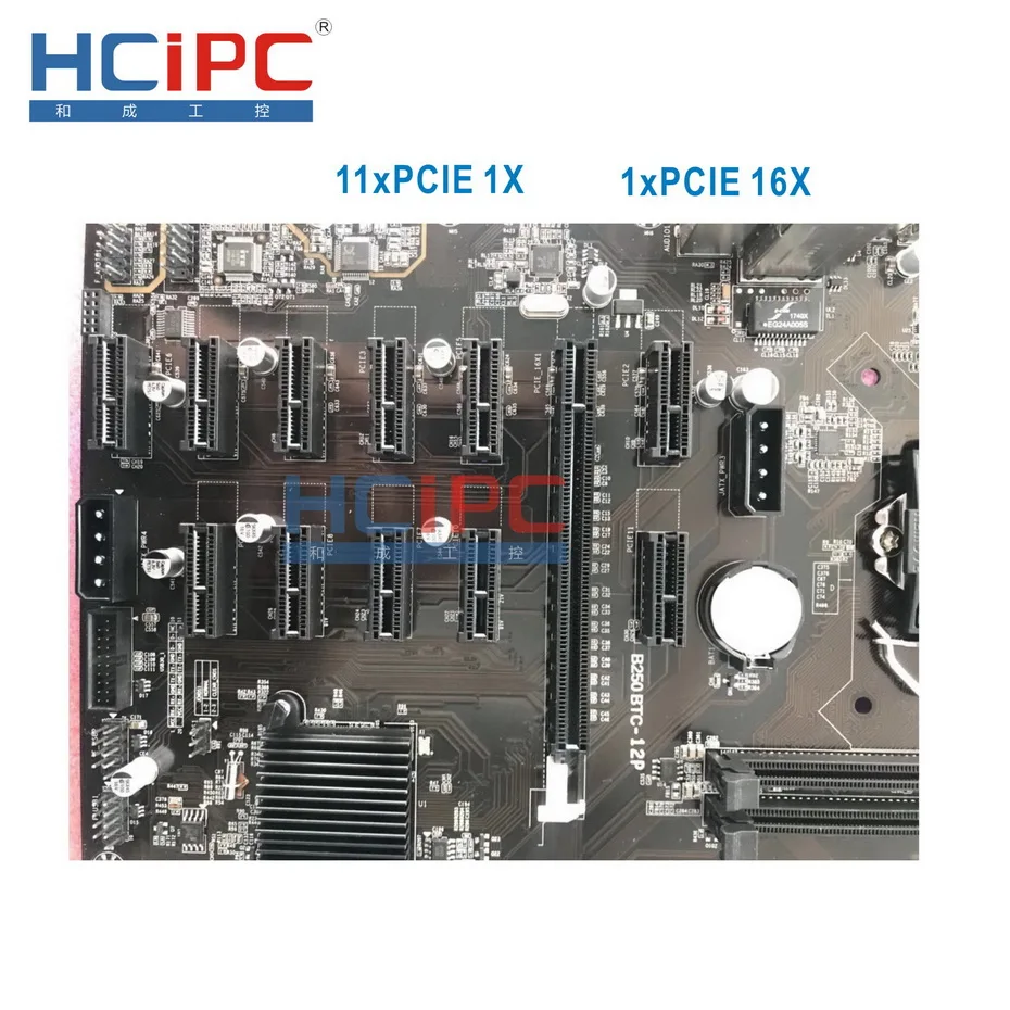 HCIPC M1 M250 Ming материнская плата Mining Expert поддержка GTX1050TI 1060TI и т. д. 12 графическая