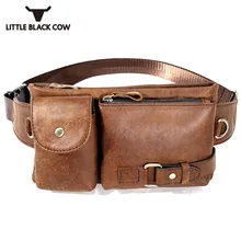Горячая британская классическая натуральная кожа мужские s поясные сумки для путешествий на открытом воздухе поясная сумка Мужская винтажная Высококачественная поясная сумка для мужчин