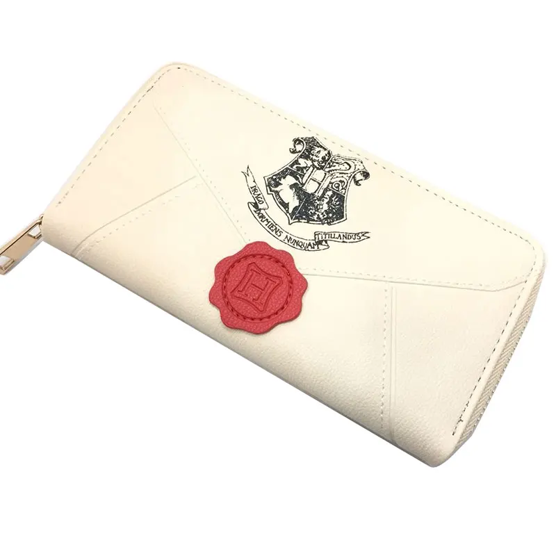 

carteira Anime Harry Potter Leather Wallet Men Woman Fashion Long Purse with Card Holder Zipper Coin Bags Gifts Clutch Wallets