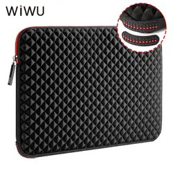 WIWU Laptop Sleeve для MacBook Air Pro 13 15 17 дюймов Водонепроницаемый нейлон противоударный Тетрадь сумка Новый 13,3 15,4 Touch Bar крышка