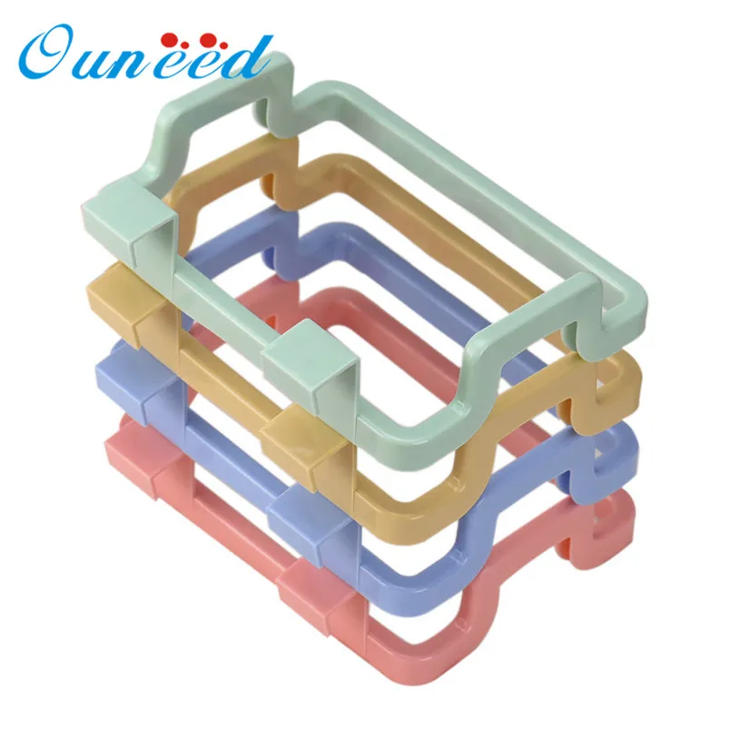 Ouneed المنظم المحمولة المطبخ القمامة كيس قمامة حامل التخفي خزائن شماعة ملابس منشفة التخزين والرفوف U6803 LE2