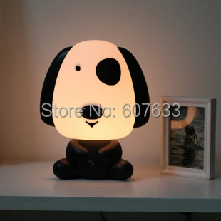 Mini Cartoon Table Lamp Lovely Dog Night Light Novelty Animal Child Bed-lighting Personalized Bedside LampCreative Desk Lamp