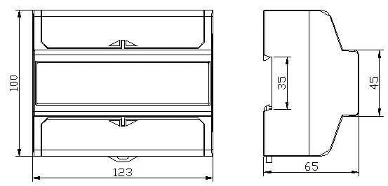 3 фазы 4 провода Ватт метр ЖК-дисплей измеритель мощности 3* AC220V/380 В 3* AC230V/400 В 50 Гц/60 Гц цифровой счетчик энергии din-рейка кВтч метр