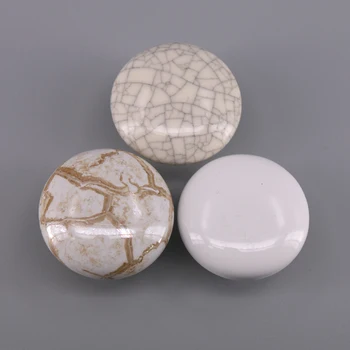 

1PCS Dia 38mm Round Furniture Knobs Ceramic Drawer Knob Cabinet Pulls Cabinet Closet Cupboard Pull Handle Children Room Handle