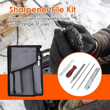 

Chainsaw Sharpener File Kit Set Electric Sawtooth Grinding Repair Toolkit 5.2Mm File Fits For Stihl 3/8 Pro Chain