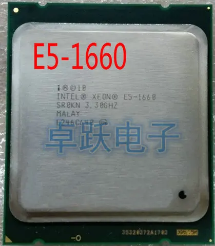 Процессор Intel Xeon E5 1660 SR0KN 3 ГГц 6 ядер 15 Мб кэш-памяти сокет 2011 процессор бесплатная