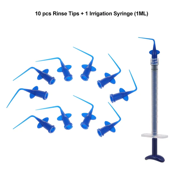Dental Irrigation Syringe with 10pcs Disposable Dental Irrigation