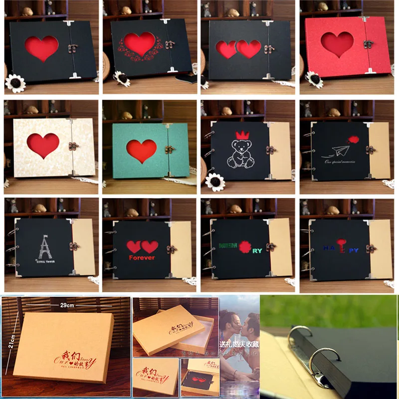 10 дюймовый полый DIY Фотоальбом Polaroid Love Baby ручной работы креативный фотоальбом