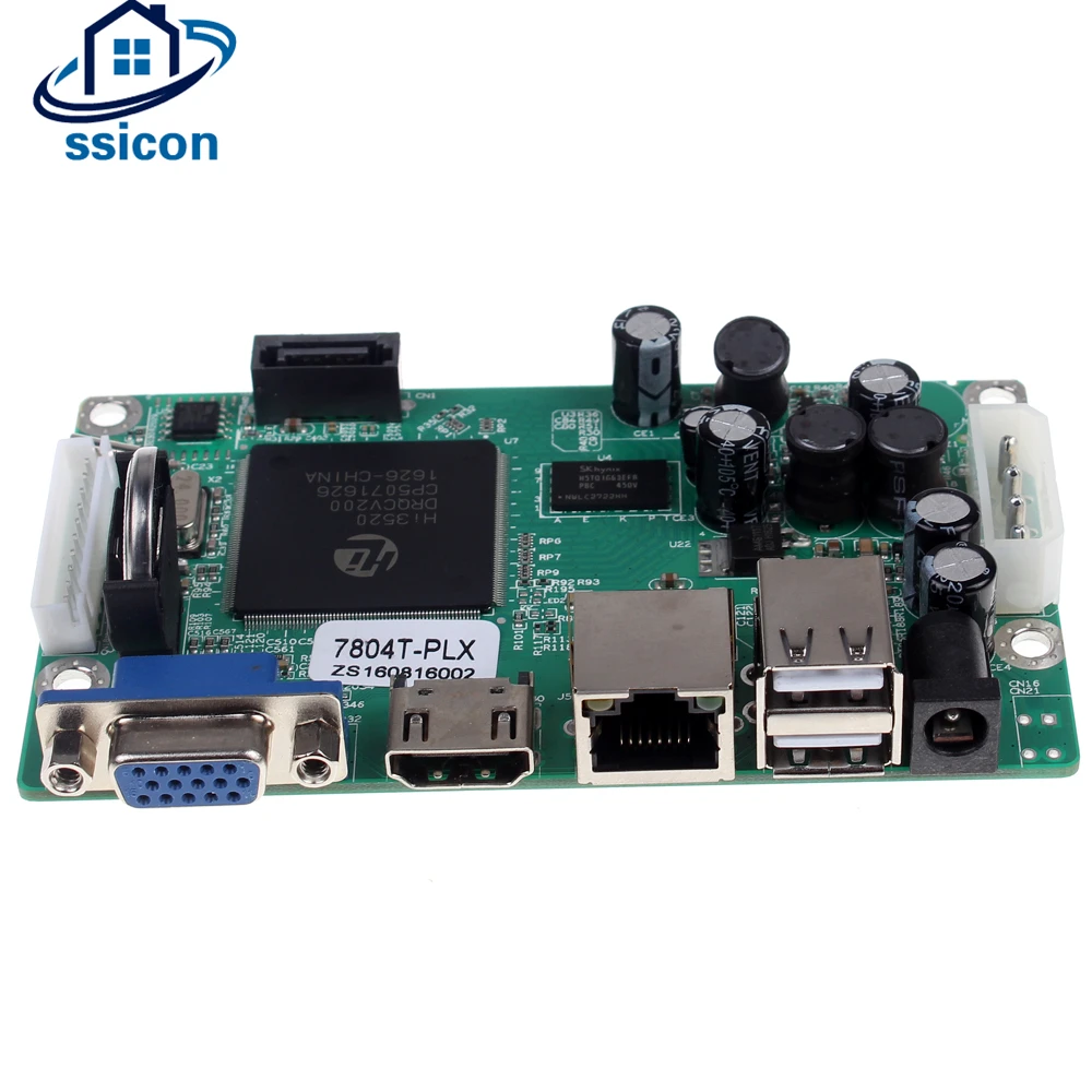 

SSICON H.264 4Ch MINI NVR Board ONVIF Motion Detect 4Channel 1080P Network Recorder Board For IP Camera With HDD Cable