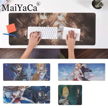 

MaiYaCa Anti-Slip Laptop PC Mice Pad Sword Art Online Anime Beautiful Anime Mouse Mat Comfort Mouse Mat Gaming Mousepad