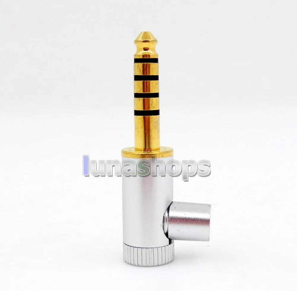 LN005981 2pcs L Shape 4 4mm Headphone Earphone Adapter For Sony PHA 2A TA ZH1ES NW WM1Z NW WM1A AMP Player