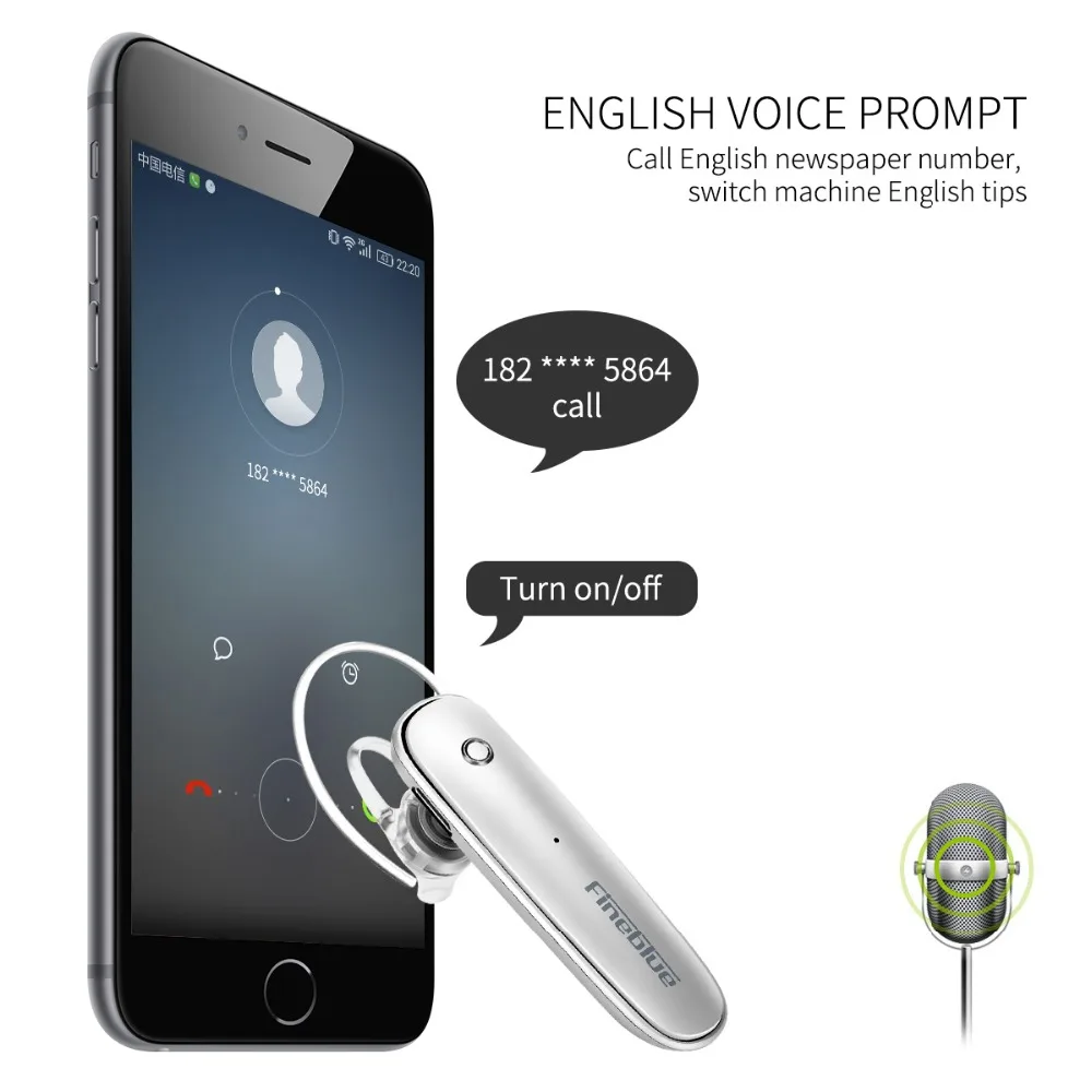 FineBlue FX 2 Беспроводной Bluetooth наушники стерео спортивные драйвер Auriculares гарнитура