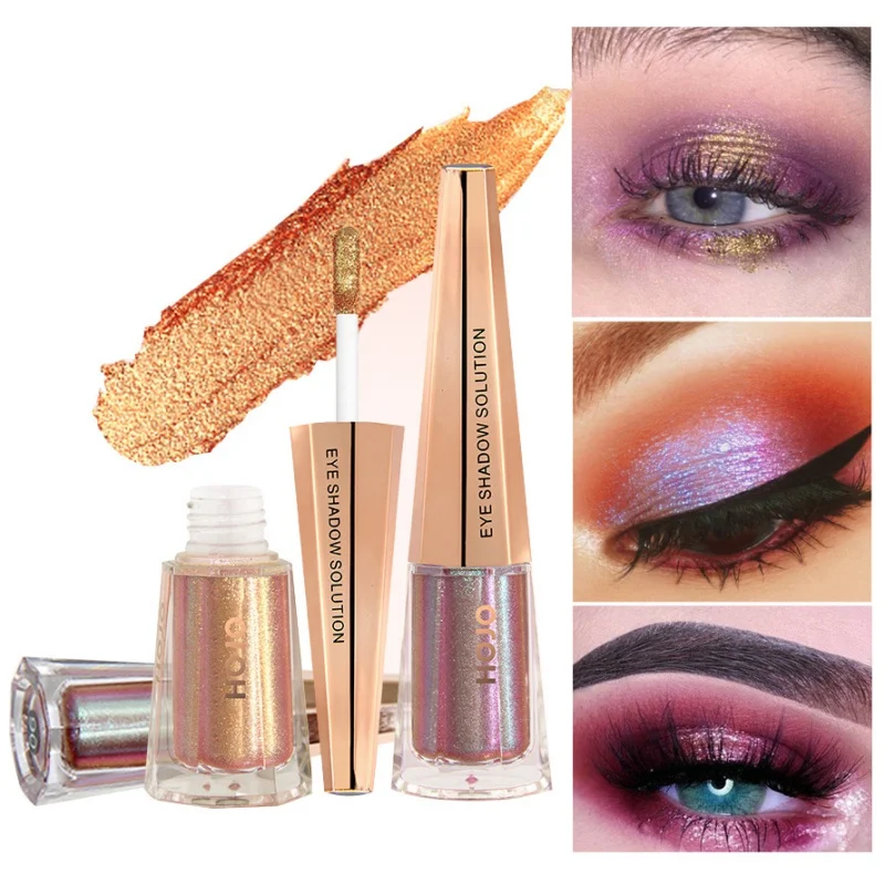 New Liquid Shimmer Metallic Eye Shadow Makeup Cosmetics Waterproof Non