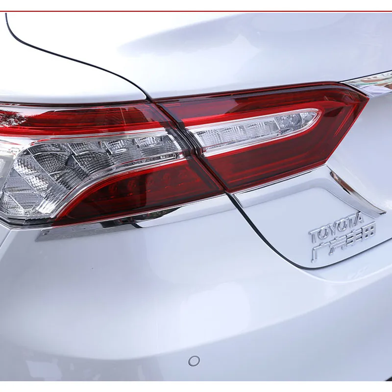 Lsrtw2017 Автомобильный задний светильник из нержавеющей стали для toyota camry xv70