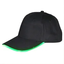 LED hat hip hop flat hat baseball streetstyle hat Caps party stage performance Night Bar Hat cap Halloween Carnival