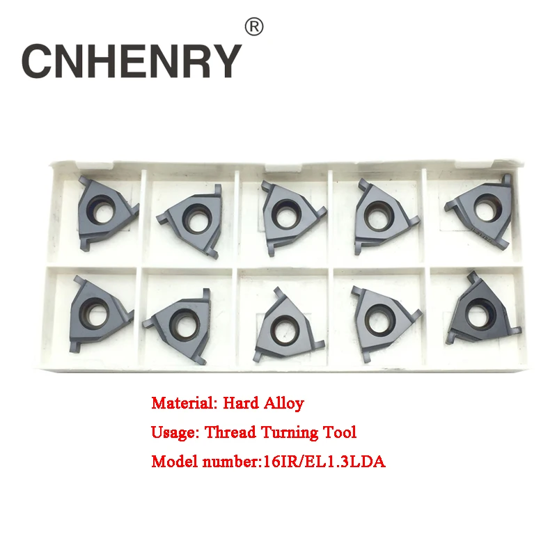 Threading Cutting Tool Carbide CNC Inserts 16IR/EL 1.3 LDA 10PCS/Set