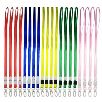 

10pcs/lot Lanyard ID Name Badge Business Card Key Holder Case Neck Strap Color Randomly
