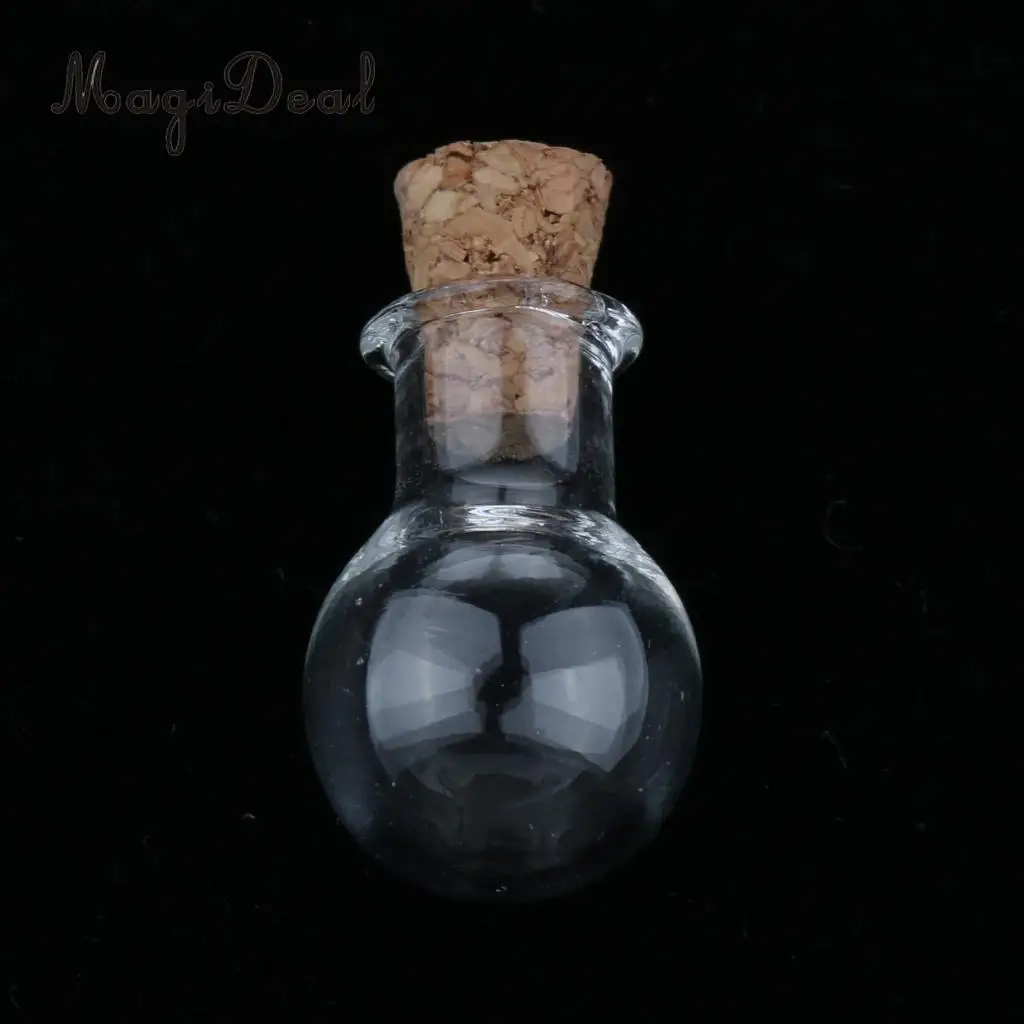 10pcs 2ml Small Glass Wishing Bottles Essential Oils Jars  Fragrance Reed Diffuser Vials DIY Decoration Tool