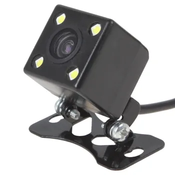 

4 Led Lamps Reverse Camera Night Vision HD Car Rear View Camera Wide Angle Car Rear View Camera HD Night Vision Reverse Rearview