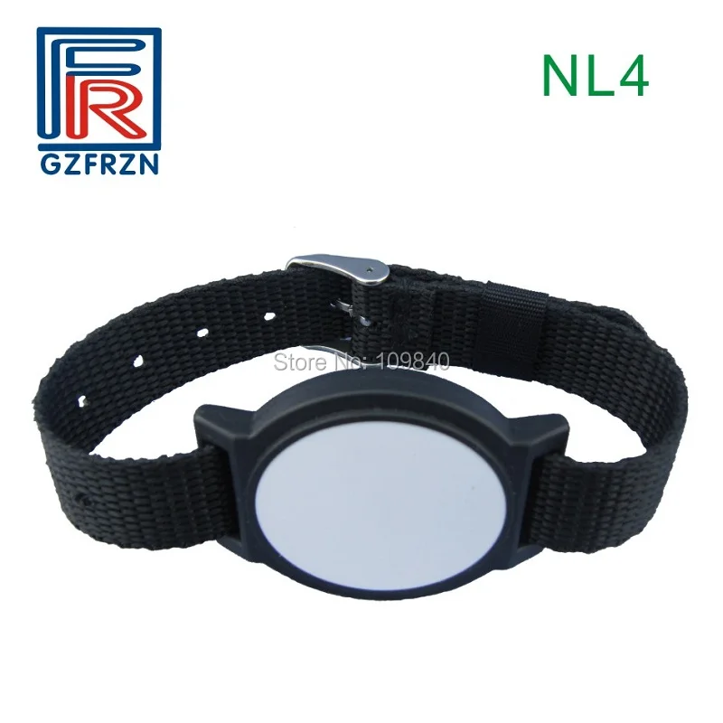 100pcs/lot 125khz RFID T5577 Nylon Wristband Writable Bracelet RFID Copy Clone Card /tag for access control