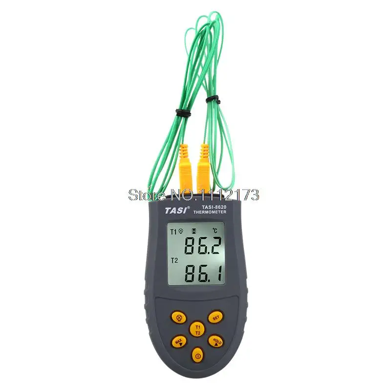 

TASI-8620 K-type Probe Thermocouple Thermometer Digital Thermometer Temperature Measurement meter -50~1350C