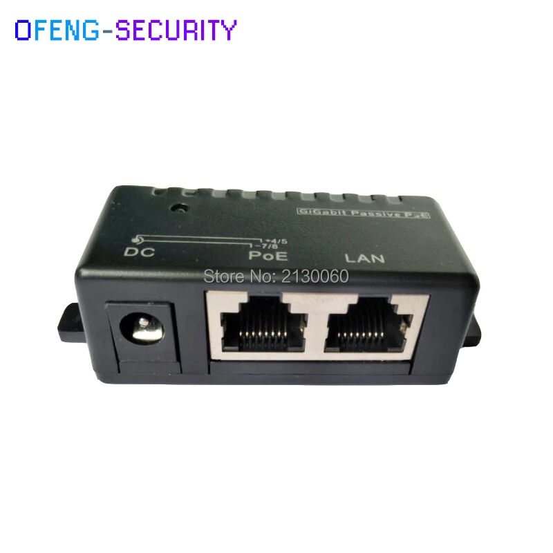 Стандартный гигабитный POE сплиттер инжектор 10 м/100/1000 м RJ 45 для ip камеры сети