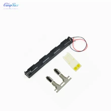 50Pcs 3xAA Straight Battery Case Holder Socket Wire Junction Boxes With 15cm Wires, KF2510 Header and Crimps