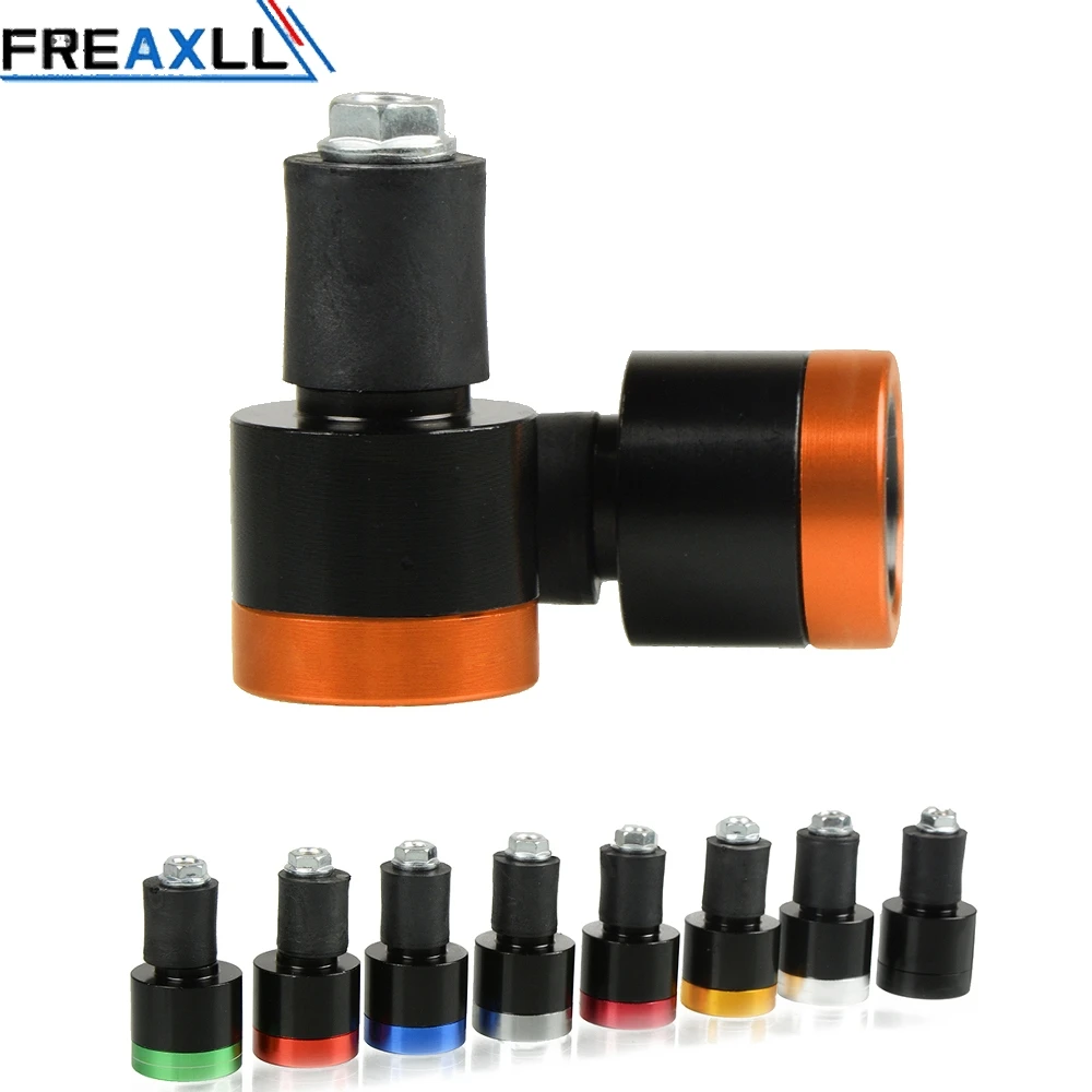 

Universal Motorcycle Handlebar Grips Ends 7/8" 22mm Hand Bar End For KTM Duke 390 200 690 125 For Kawasaki Z800 Z750 ER6N ER6F