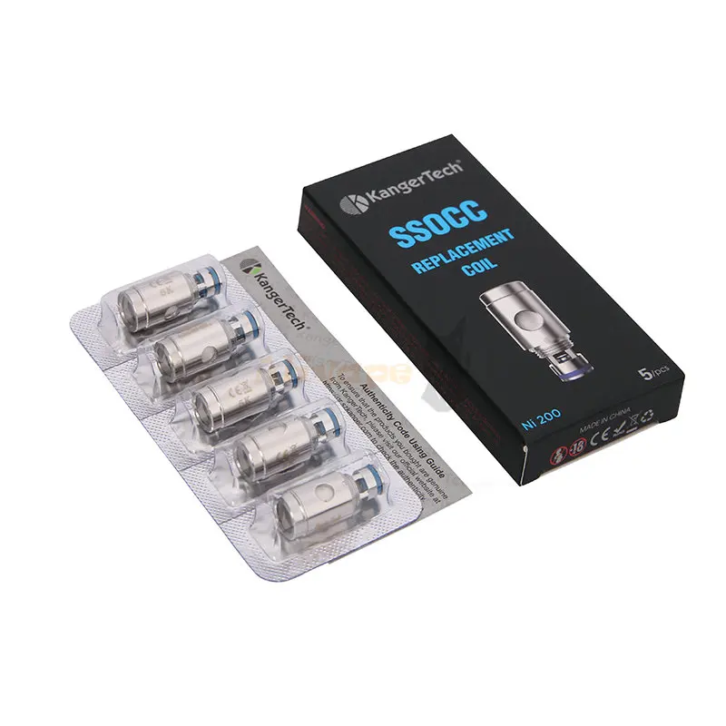 5 шт./лот катушка Kanger subtank SSOCC 0 15 Ом/0 2 Ом/1 Ом вертикальная подходит для Subox Mini c