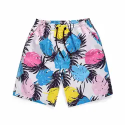 2019 новый летний для мужчин пляжные шорты быстросохнущие повседневное мужские шорты бермуды Homme Гавайский 3d печатных s б