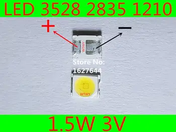 

300pcs LED 2835 3528 1210 LED TV Backlight 1.5W 3V LED Backlight Cool white CUW JHSP For LED LCD TV Backlight Application