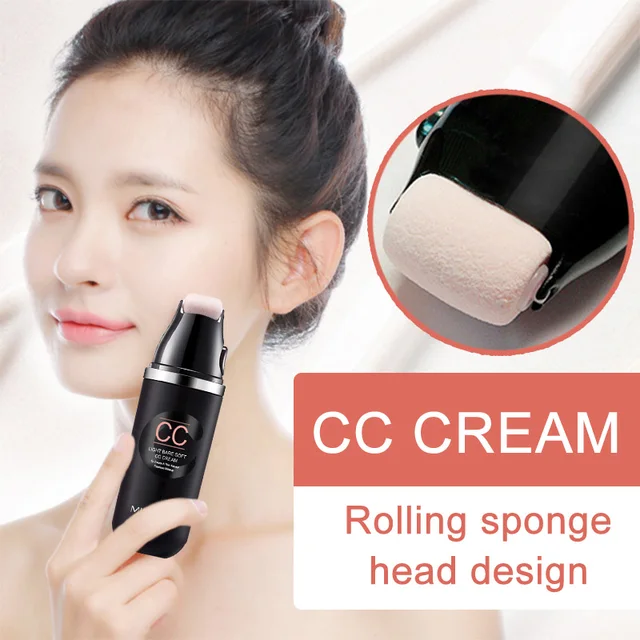 30g Roller CC Cream Whitening Rolling Sponge Puff Face Makeup Concealer