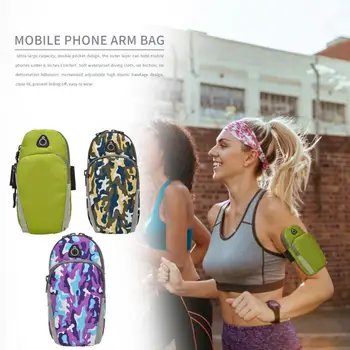 

Universal Sport Running Bag Armband Mobile Phone Arm Band Pouch Storage Bag w/Earphone Hole Outdoor Sport Accessories