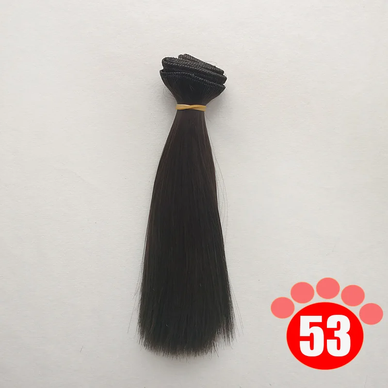 Msiredoll bjd wig 15*100CM or 20*100CM or 25*100CM doll hair for 1/3 1/4 1/6  straight hair doll hair bjd wig diy Free shipping 11