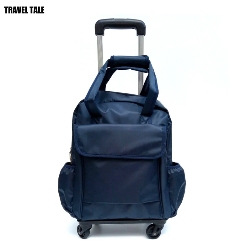 TRAVEL TALE women small carry on travel bag travelling trolley cabin hand luggage spinner wheel ...