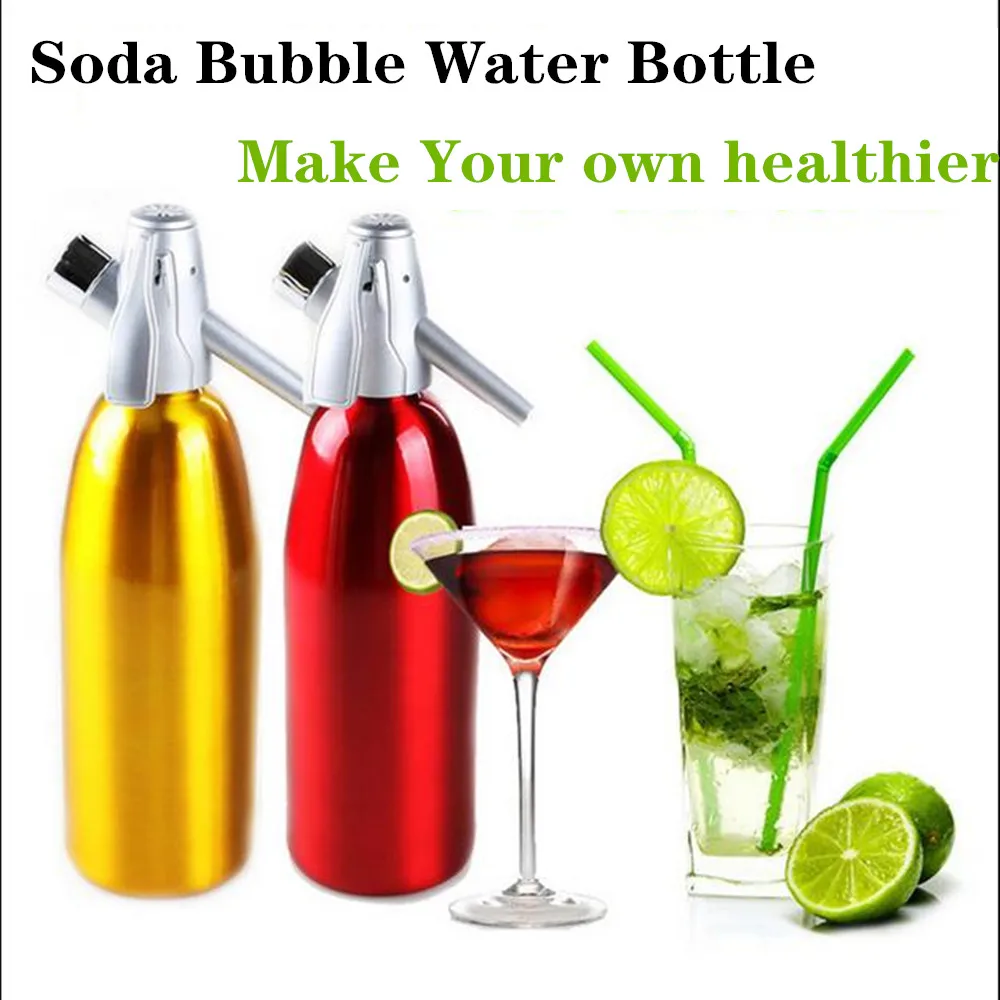 

DIY Soda Siphons Home Drink Juice Machine Bar Beer Soda Syphon Maker Steel Bottle Soda Stream Foam Cylinders Co2 Injector/5