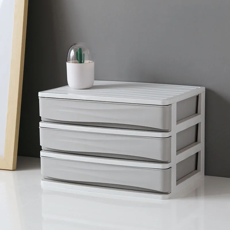 

Plastic Cosmetic Drawer Makeup Organizer Makeup Storage Box For Office Bathroom Desktop Multi-purpose Sundry Storage Case