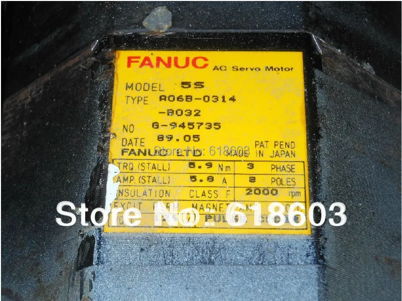 FANUC 5S AC servo motor A06B-0314-B002/ A06B-0314-B005 /A06B-0314-B032 for FANUC 5S AC servo motor A06B-0314-B002/ A06B-0314-B005 /A06B-0314-B032 for
