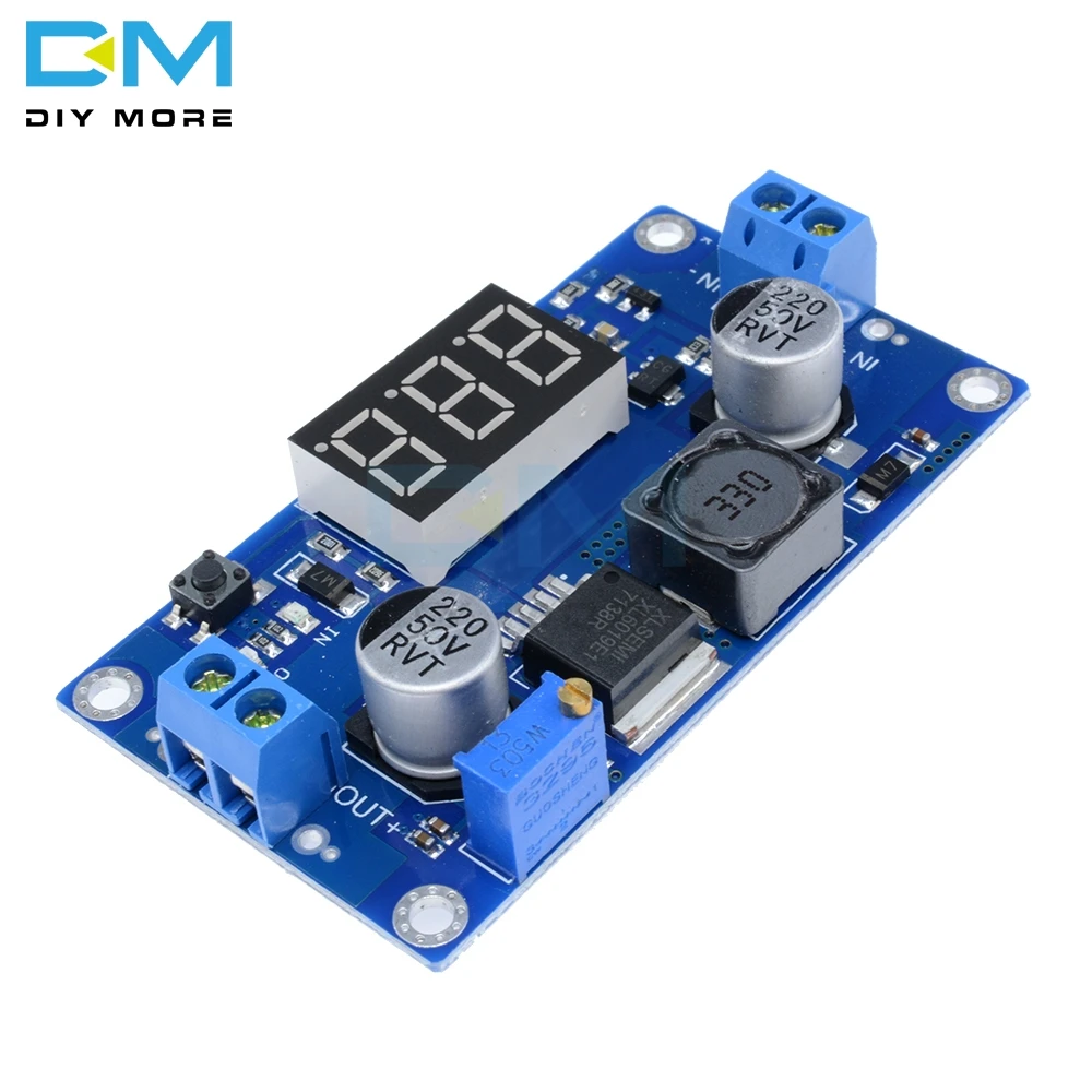 

DC-DC 4.5-32V to 5-52V XL6009 Boost Step-up Module Power Supply LED Voltmeter Non-isolation 4A Max Not Synchronous Rectifier