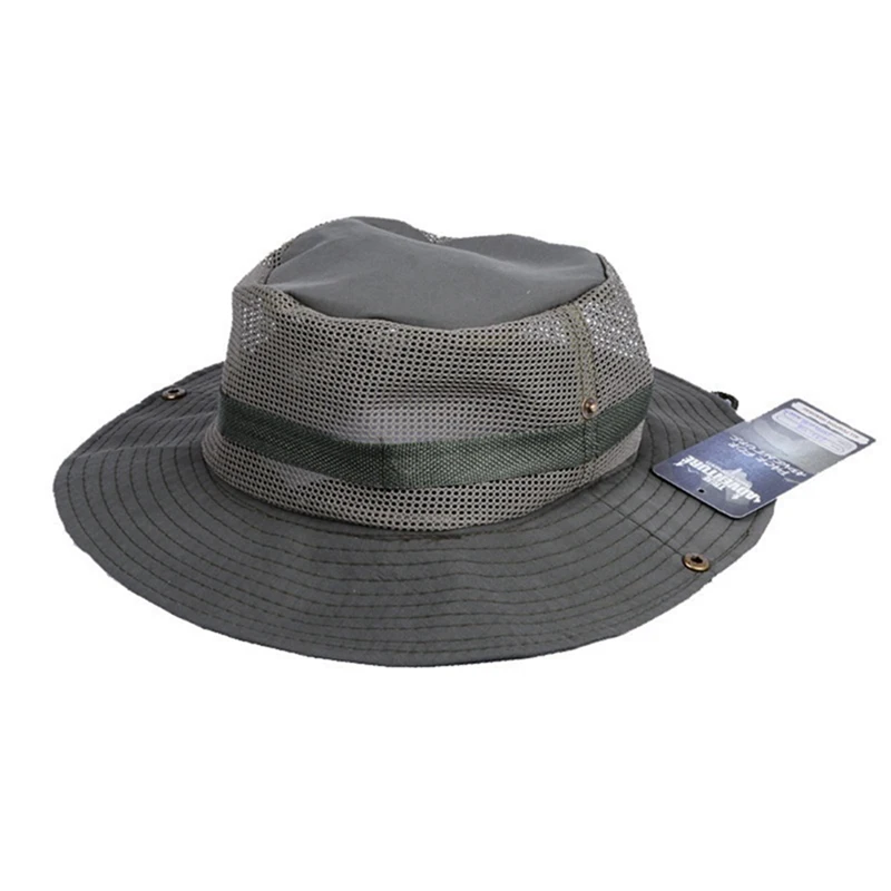 Camping Hiking Hunting Sun Hat Breathable Bucket Flap Caps Camouflage Outdoor Fishing Wide Brim