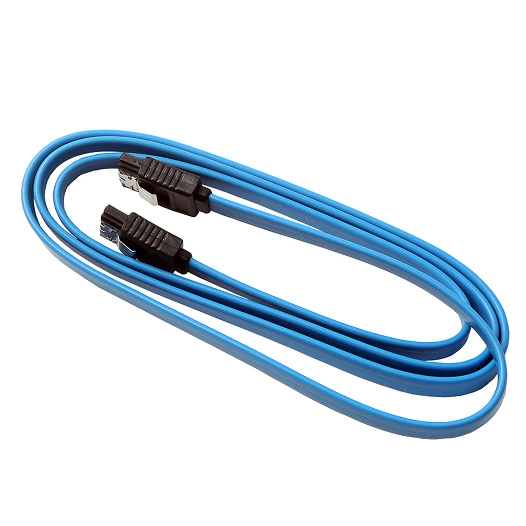 5pcs 1M SATA 3.0 III SATA3 SATAiii High Speed 6GB/s Data Cable Cord Blue