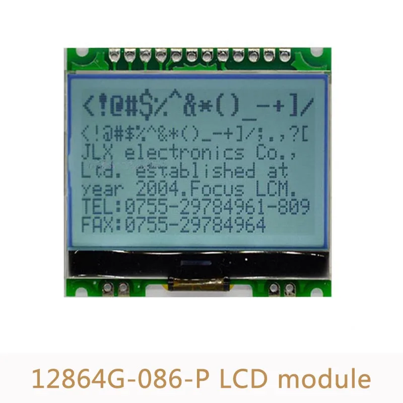 12864G-086-P 12864 матричный ЖК-дисплей Дисплей модуль COG с Подсветка 4 последовательный Интерфейс 5 В L21