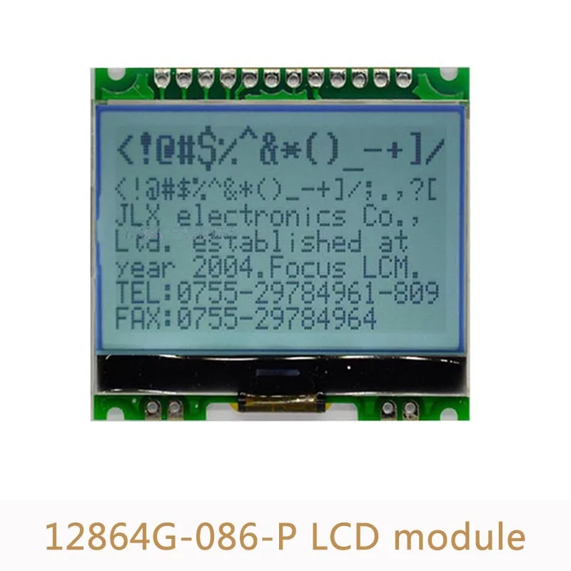 12864G 086 P 12864 матричный ЖК дисплей модуль COG с подсветкой 4 последовательный