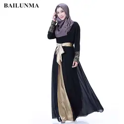 Модная шифоновая мусульманская абайя 2018 традиционные турецкие одежда арабский платья для женщин Абая одежда B5025