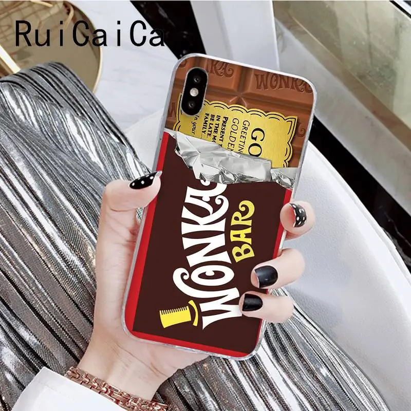 RuiCaiCa Аленка бар с изображением шоколада wonka TPU чехол для телефона чехол для iPhone X XSMAX 6 6S 7 7plus 8 8Plus 5 5S XR 11 11pro 11promax