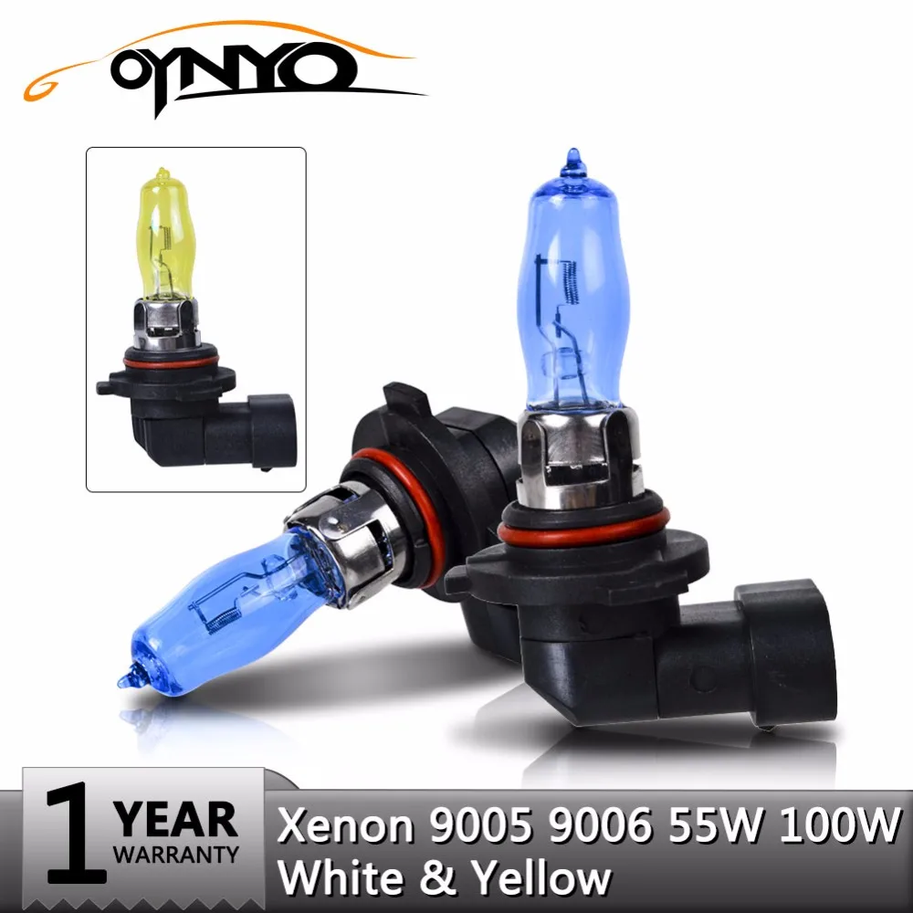 oynyo 2Pcs Car Headlights Xenon 9005 9006 HB3 HB4 HID Bulb Lamp 3000K