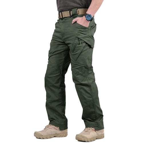 Army Green MAGCOMSEN, тактические Мужские штаны, городские, IX9, военные, Rip-stop, армейские, хлопковые, мульти-карманы, повседневные, Карго, брюки, QZYD-04-1 - Цвет: Army Green